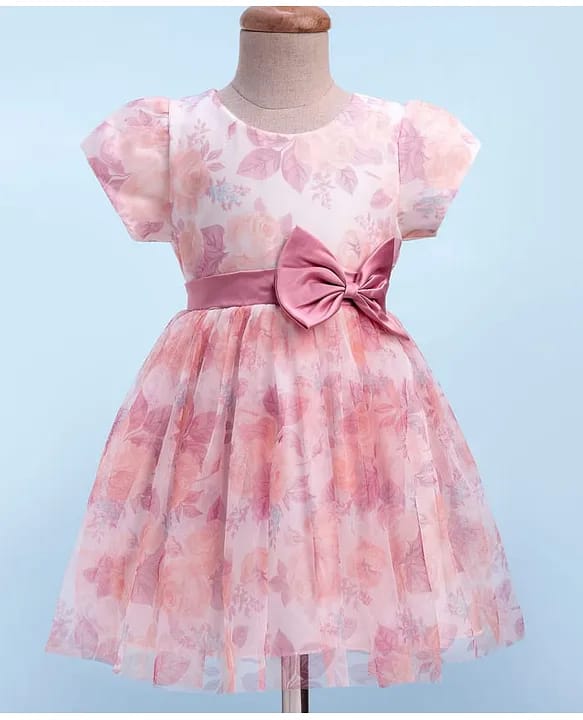 Baby Girls Midi Length Party Wear Dress