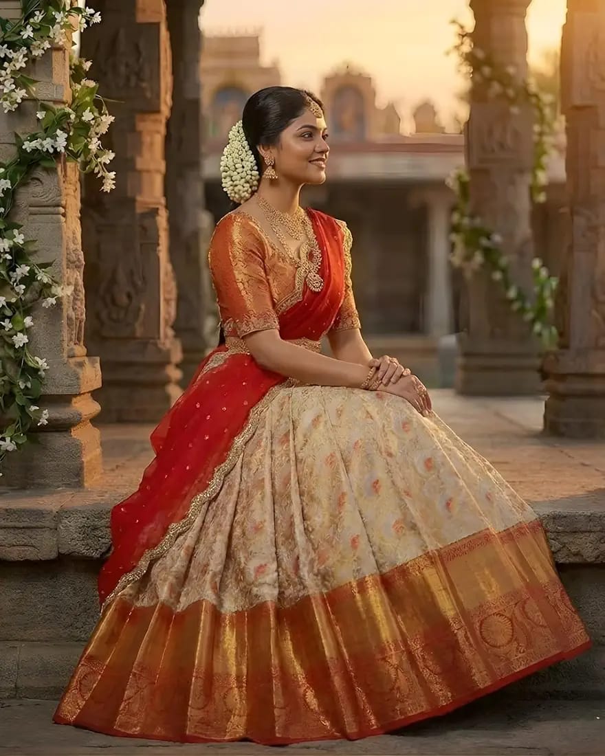 Asics brand lehenga choli for women